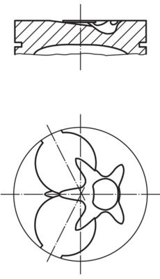 MAHLE 002 93 02 Stūmoklis