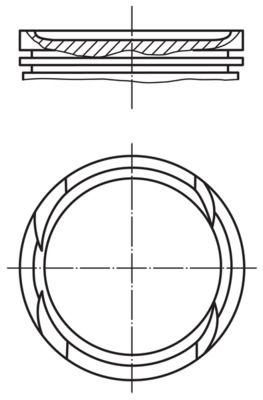 MAHLE 010 05 01 Stūmoklis