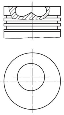 MAHLE 015 06 00 Stūmoklis
