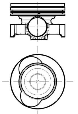 MAHLE 021 PI 00118 100 Stūmoklis