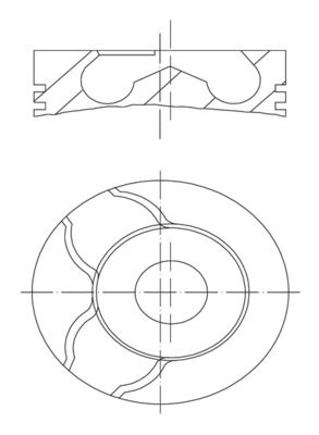 MAHLE 022 09 00 Stūmoklis