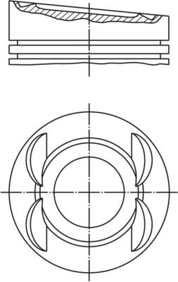 MAHLE 028 03 12 Stūmoklis