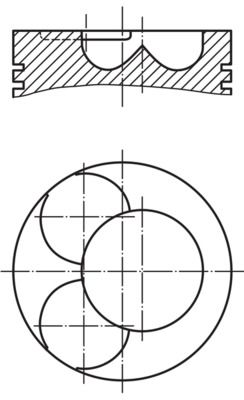 MAHLE 028 06 02 Stūmoklis