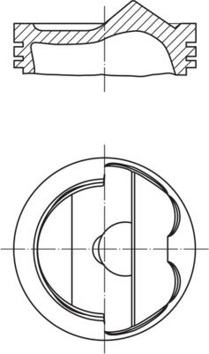 MAHLE 028 PI 00124 000 Stūmoklis