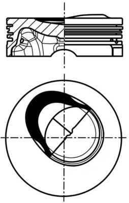 MAHLE 028 PI 00130 000 Stūmoklis
