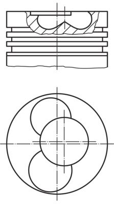MAHLE 030 41 02 Stūmoklis