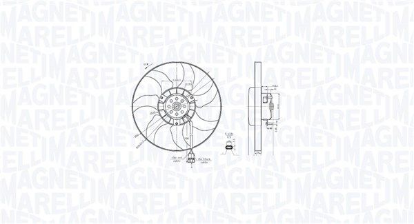 MAGNETI MARELLI 069422887010 Ventiliatorius, radiatoriaus