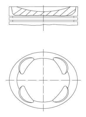 MAHLE 081 PI 00104 000 Stūmoklis