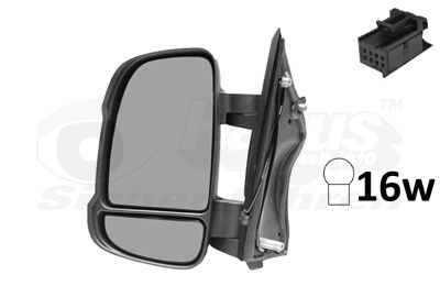 Išorinis veidrodėlis VAN WEZEL 0983801