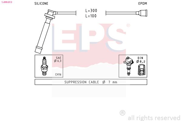 EPS 1.499.013 Uždegimo laido komplektas