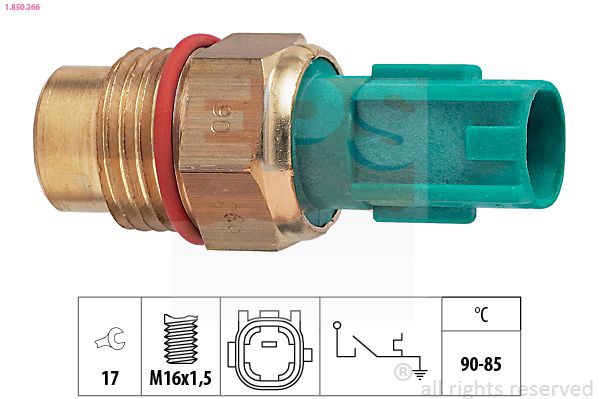 EPS 1.850.266 Temperatūros jungiklis, radiatoriaus ventiliatorius