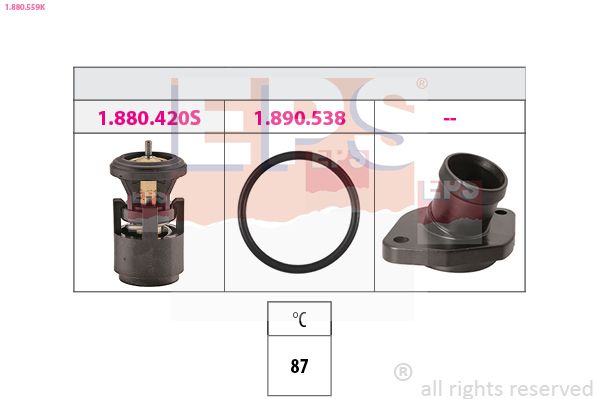 EPS 1.880.559K Termostatas, aušinimo skystis