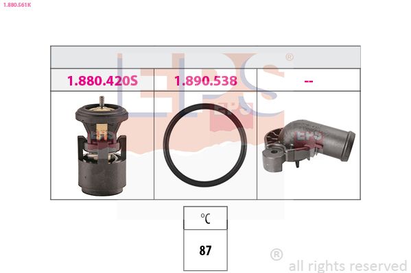 EPS 1.880.561K Termostatas, aušinimo skystis