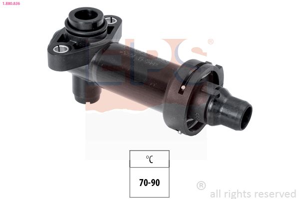 Termostatas, vėsinimo ir išmetamųjų dujų recirkuliacija EPS 1.880.836