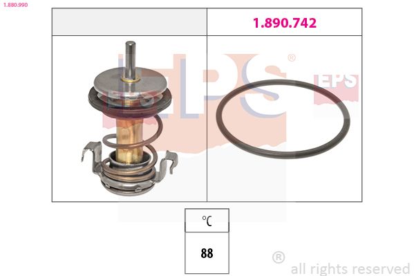 EPS 1.880.990 Termostatas, aušinimo skystis