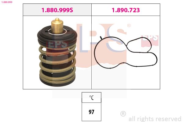 EPS 1.880.999 Termostatas, aušinimo skystis