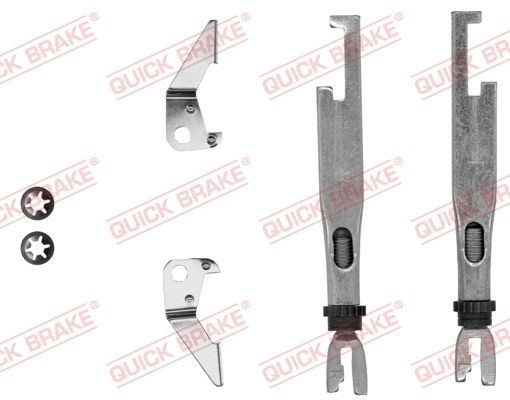 Reguliatorių komplektas, būgninis stabdys QUICK BRAKE 102 53 001