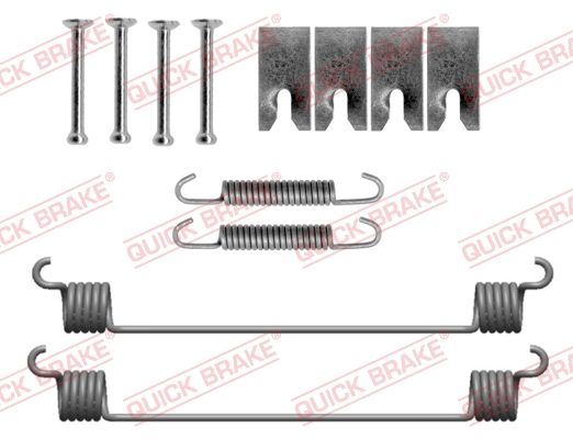 Priedų komplektas, stabdžių trinkelės QUICK BRAKE 105-0056