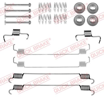 Priedų komplektas, stabdžių trinkelės QUICK BRAKE 105-0058