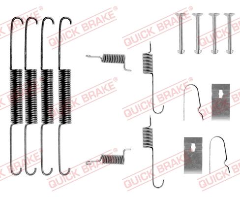 Priedų komplektas, stabdžių trinkelės QUICK BRAKE 105-0664