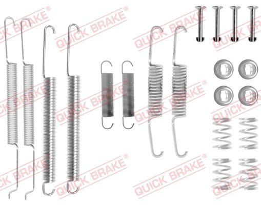 Priedų komplektas, stabdžių trinkelės QUICK BRAKE 105-0681