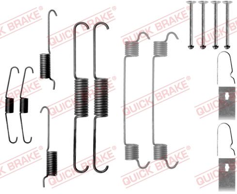 Priedų komplektas, stabdžių trinkelės QUICK BRAKE 105-0803