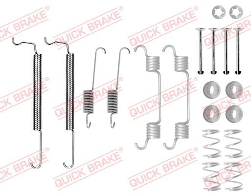 Priedų komplektas, stabdžių trinkelės QUICK BRAKE 105-0849