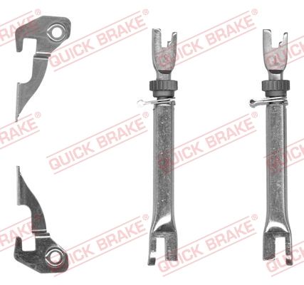 Reguliatorių komplektas, būgninis stabdys QUICK BRAKE 107 53 002