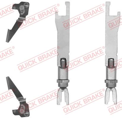Reguliatorių komplektas, būgninis stabdys QUICK BRAKE 110 53 001