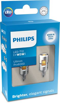 Lemputė, valstybinio numerio apšvietimas PHILIPS 11961WU60X2