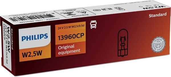 Lemputė, prietaisų skydelio apšvietimas PHILIPS 13960CP