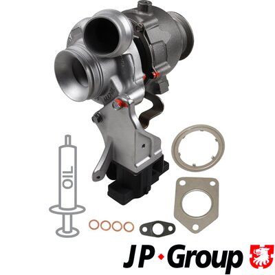 Kompresorius, įkrovimo sistema JP GROUP 1417400701