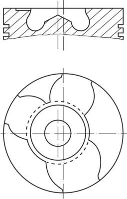 MAHLE 151 12 00 Stūmoklis