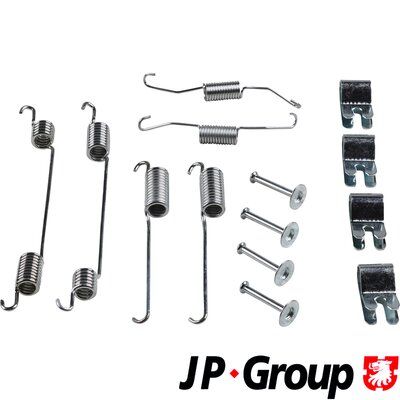 Priedų komplektas, stabdžių trinkelės JP GROUP 1564002610