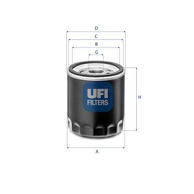 Alyvos filtras UFI 23.786.00