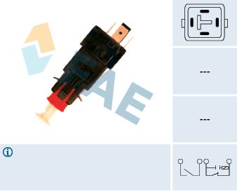 Stabdžių žibinto jungiklis FAE 24519