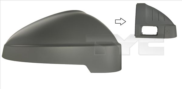 Dangtelis, išorinis veidrodėlis TYC 302-0113-2