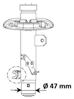 KYB 3338013 Amortizatorius