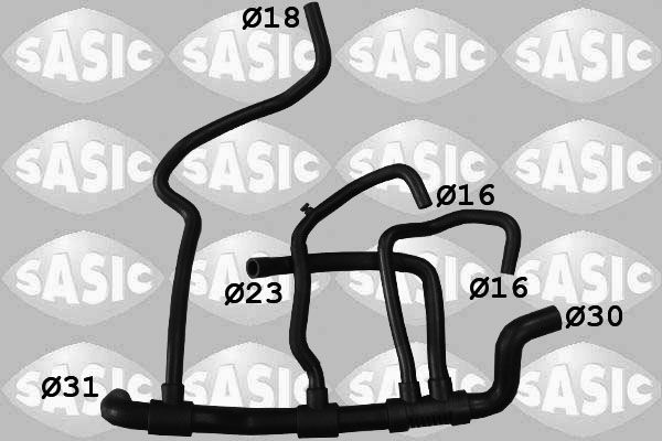 SASIC 3404140 Radiatoriaus žarna