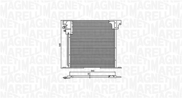MAGNETI MARELLI 350203903000 Kondensatorius, oro kondicionierius