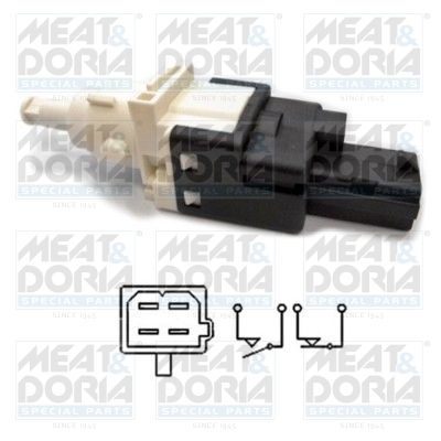 Stabdžių žibinto jungiklis MEAT & DORIA 35043