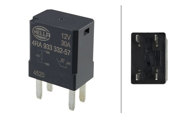 HELLA 4RA 933 332-571 Relė, pagrindinė srovė