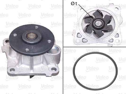 VALEO 506962 Vandens siurblys, variklio aušinimas