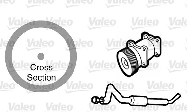 VALEO 509763 Tarpiklis, aušinimo skysčio vamzdelis