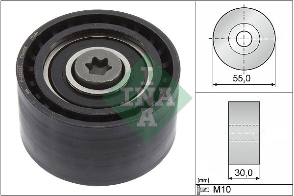 INA 532087410 Kreipiantysis skriemulys, paskirstymo diržas