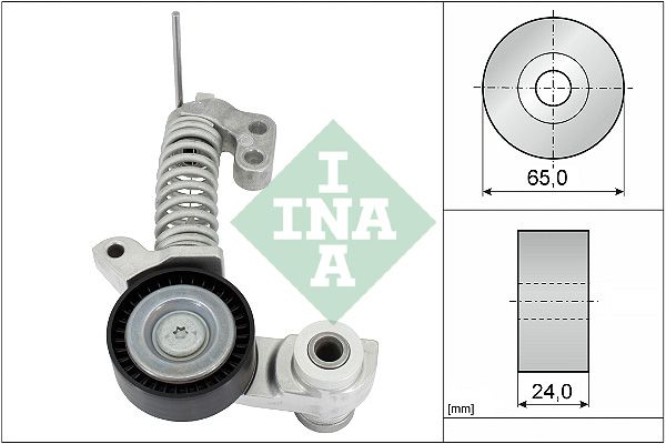 INA 534 0354 10 Diržo įtempiklis, V formos rumbuotas diržas