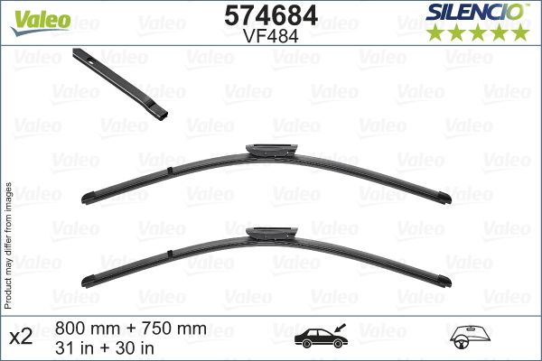 VALEO 574684 Valytuvai
