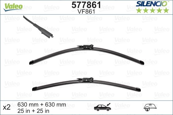 VALEO 577861 Valytuvai