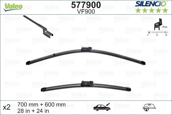 VALEO 577900 Valytuvai