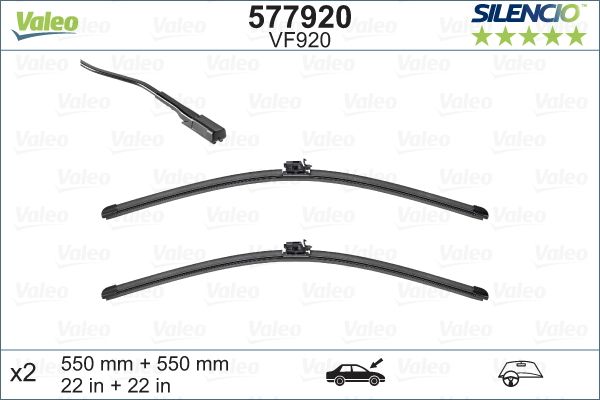 VALEO 577920 Valytuvai